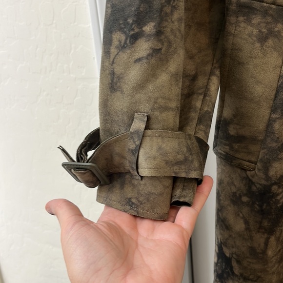 Anthropologie coat brand new with tags! Brownish and blueish tie-dye - Picture 7 of 11